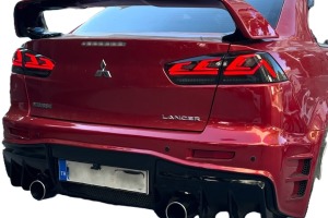 Mitsubishi Lancer 2008+ Varis 1 Fiber Arka Tampon